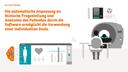 Intelligente Software nimmt nicht nur automatische Anpassungen vor dem Scannen vor, sondern ermöglicht es dem Radiologen auch, individuelle Strahlendosen zu verwenden, was zu einer reduzierten Dosis führt.