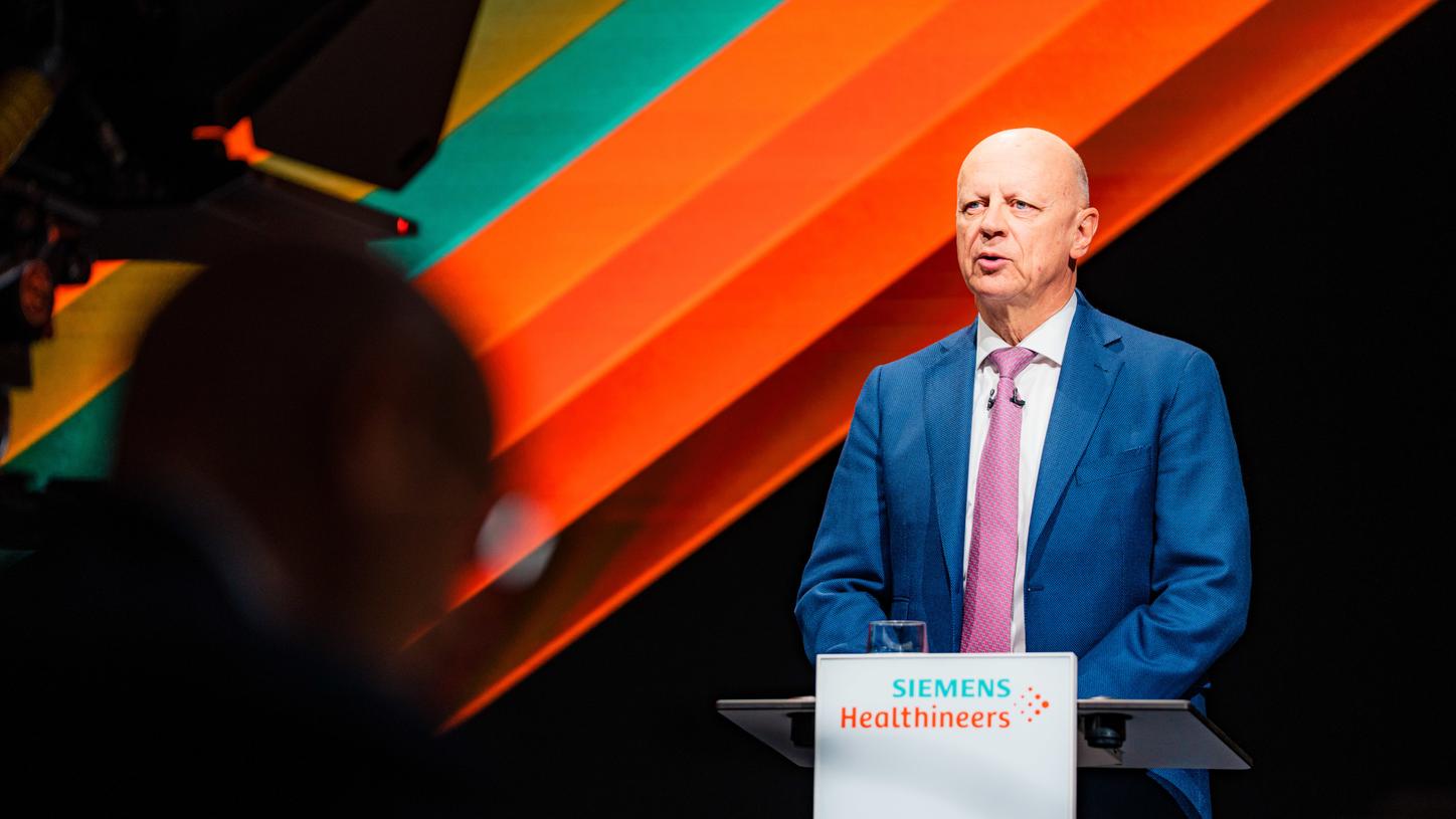 Ralf P. Thomas, Chair of the Supervisory Board, at the Siemens Healthineers AG annual shareholders’ meeting 2026