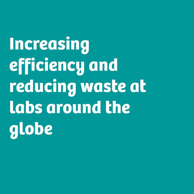 Text Box: Increasing greater efficiency and reducing waste
