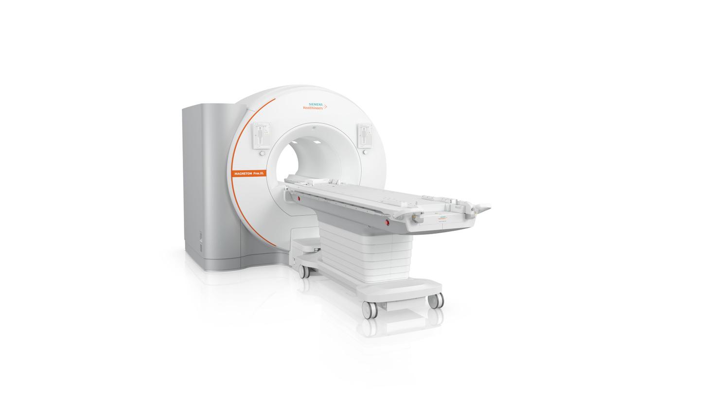 Siemens Healthineers präsentiert Magnetom Free.XL1, einen 0,55T (Tesla) Magnetresonanztomographen (MRT), der speziell entwickelt wird, um den komplexen Anforderungen der interventionellen Radiologie gerecht zu werden. Magnetom Free.XL soll mit DryCool-Technologie³ arbeiten und auch das gesamte Spektrum der diagnostischen Bildgebung mit 0,55 Tesla unterstützen – selbst außerhalb interventioneller Slots.