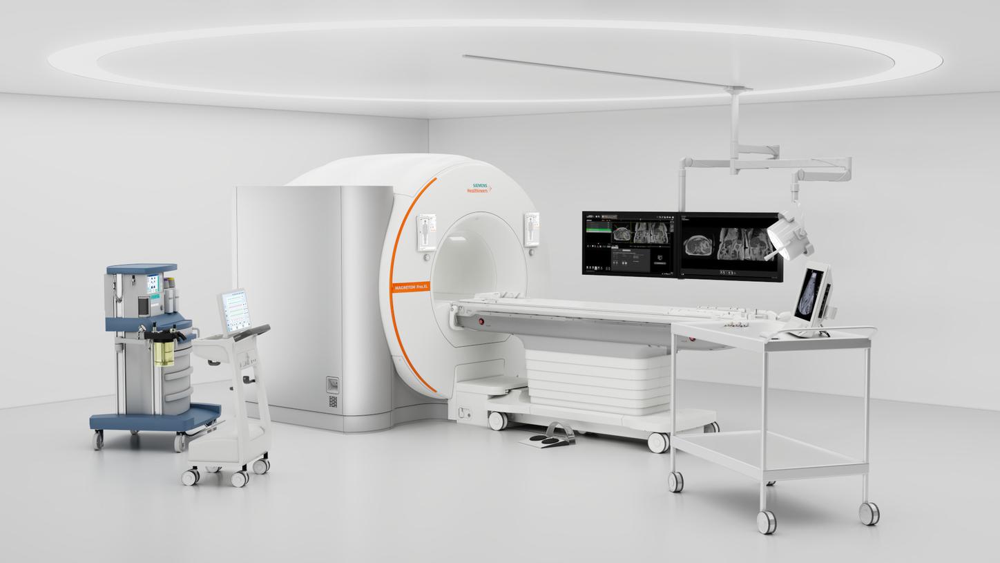 Magnetom Free.XL1 ist als zentrales Element einer neuen iMRI Suite¹ von Siemens Healthineers geplant. 