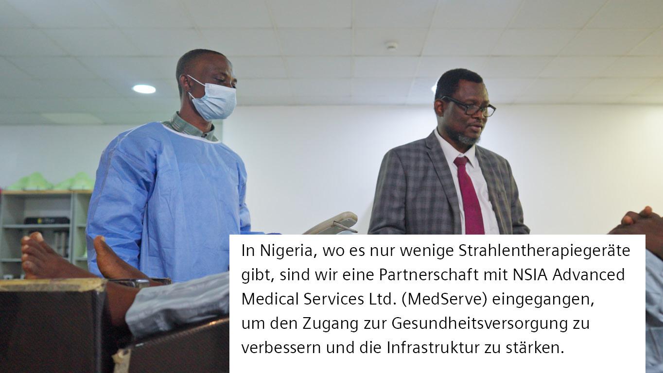 Medizinisches Personal in Lagos, Nigeria