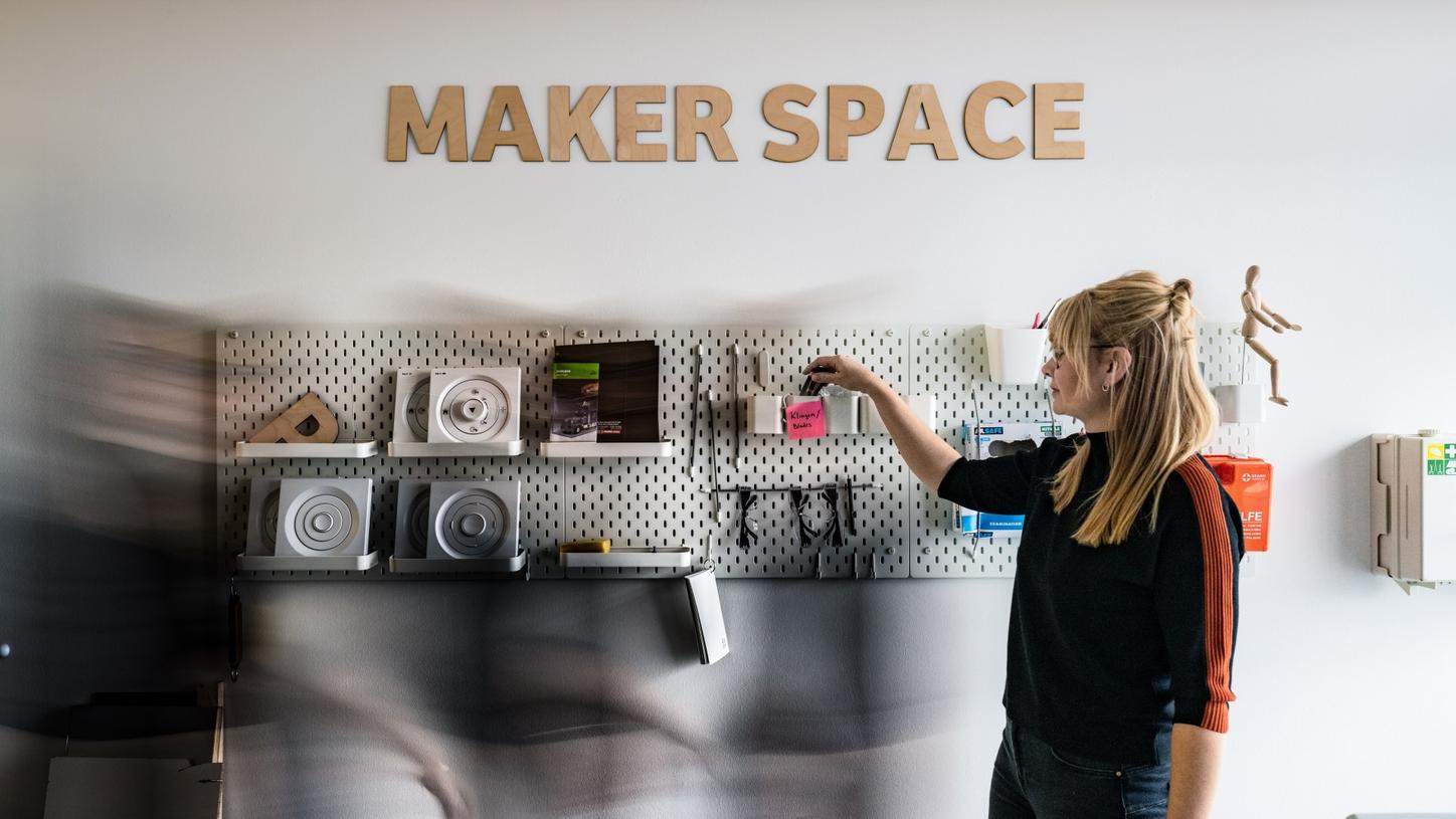 #Futureshaper: "Maker Space" is the name of the industrial designers' in-house workshop. Here's where the team builds the first product prototypes. 